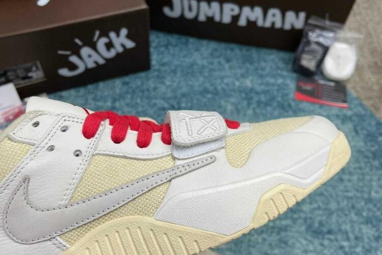 Giày Jordan Jumpman Jack TR Travis Scott Trắng Kem Best Quality