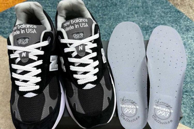 Giày New Balance 993 Made In USA Black White đen trắng