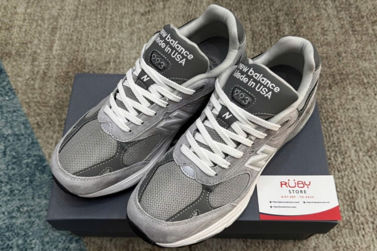 Giày New Balance 993 MiUSA Grey Màu Xám