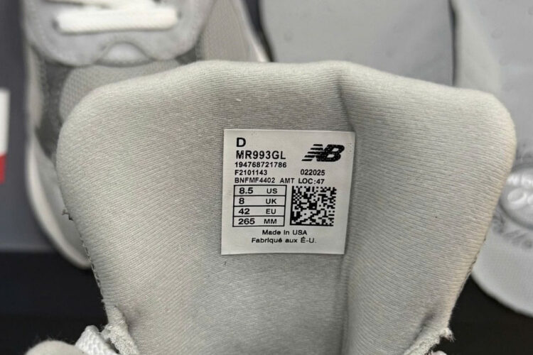 Giày New Balance 993 MiUSA Grey Màu Xám