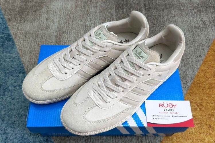 Giày adidas Samba OG Linen Cream White Màu Kem