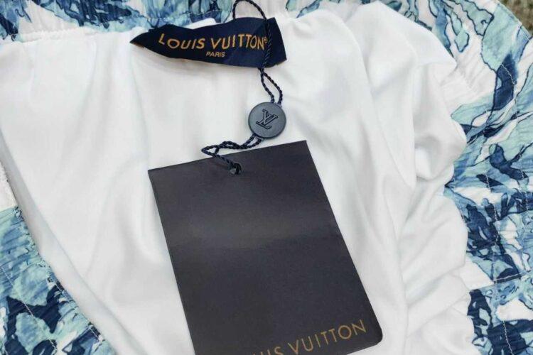Quần Short LV Printed Nylon Swim Shorts Monogram Aquagarden