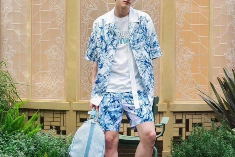 Quần Short LV Printed Nylon Swim Shorts Monogram Aquagarden