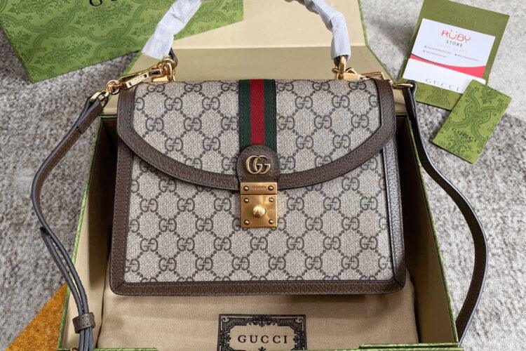 Túi Gucci Ophidia GG Small Top Handle Bag