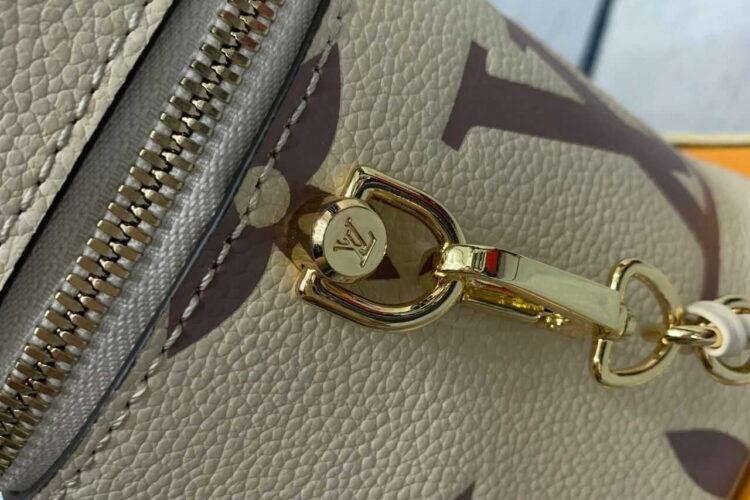 Túi LV Vanity PM M45599 Creme Rose Pink Màu Kem