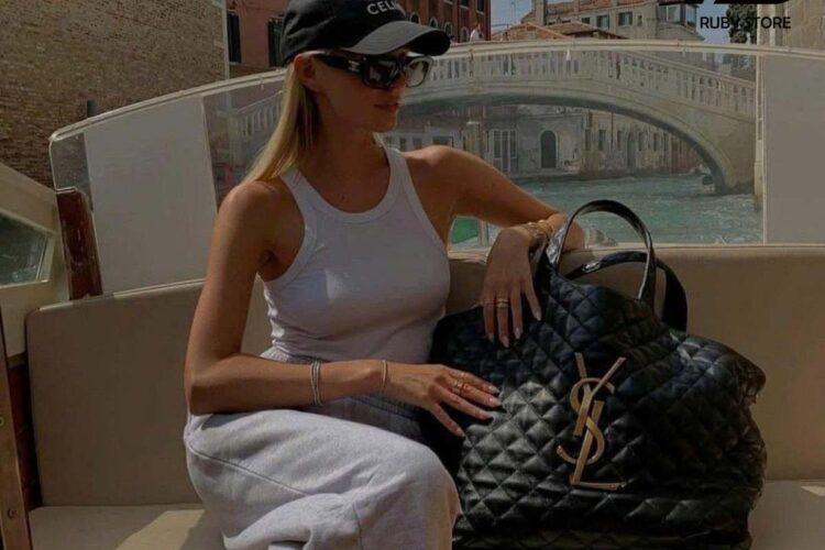 Túi YSL Icare Maxi Shopping Black Bag Màu Đen Best Deal