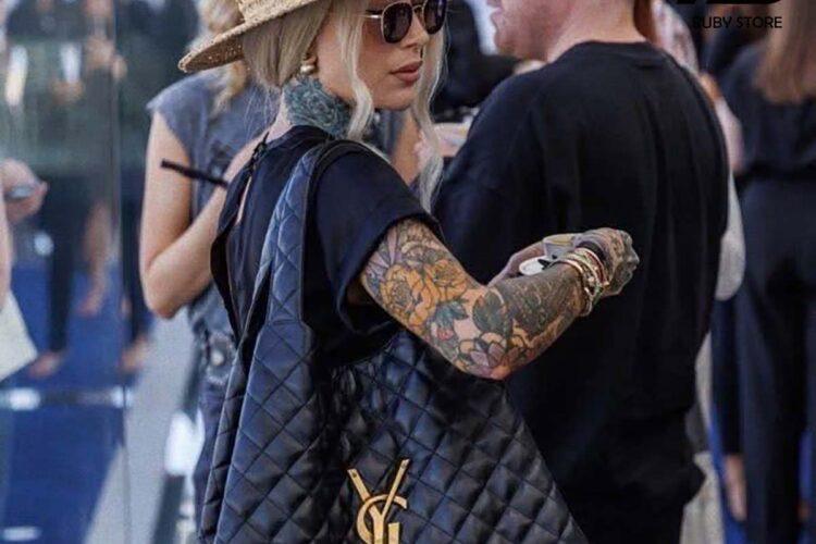 Túi YSL Icare Maxi Shopping Black Bag Màu Đen Best Deal