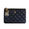 ví Chanel Zipped Coin Purse Black Caviar GHW