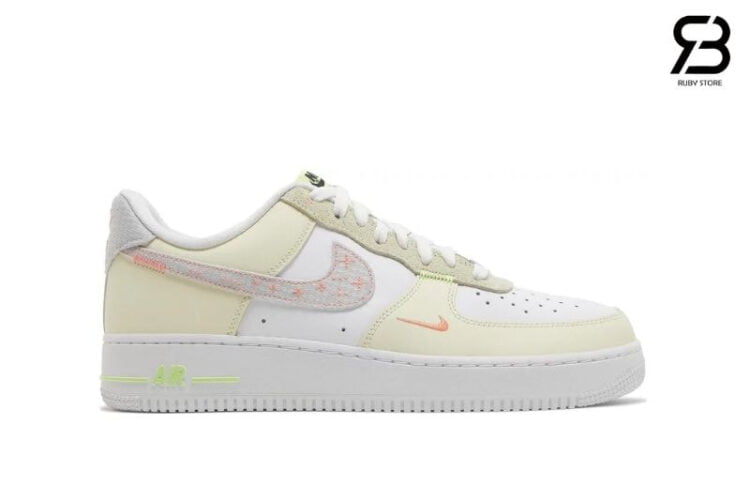 Air Force 1 '07 LV8 Low Just Stitch It - White Shade Green