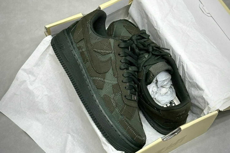 Giày Air Force 1 Billie Eilish Sequoia Màu Xanh Rêu Rep 1 1