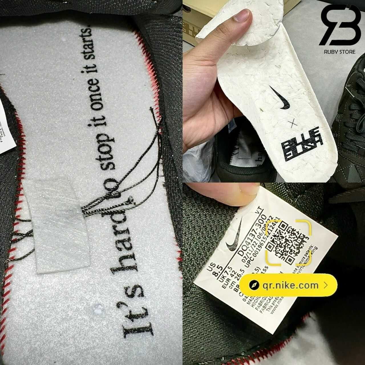 Giày Air Force 1 Billie Eilish Sequoia Màu Xanh Rêu Rep 1 1
