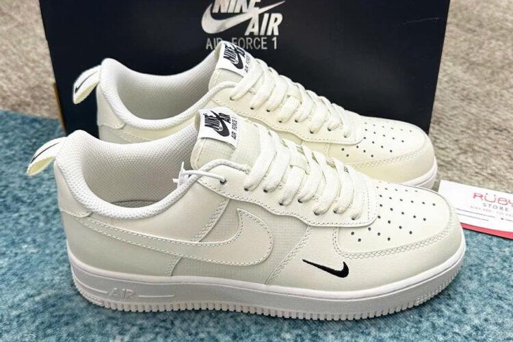 Giày Air Force 1 Low Sail Ripstop Màu Trắng Kem