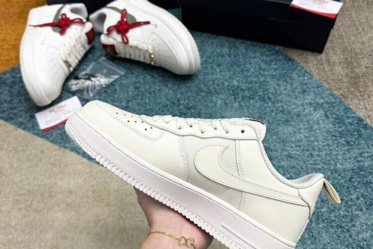Giày Air Force 1 Low Sail Ripstop Màu Trắng Kem