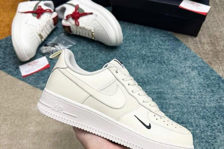 Giày Air Force 1 Low Sail Ripstop Màu Trắng Kem