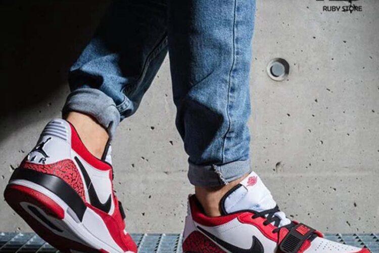 Giày Air Jordan Legacy 312 Low Chicago Red Trắng Đỏ Best Quality (Deal)