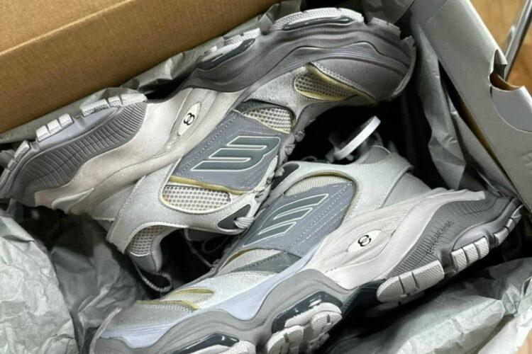 Giày Balenciaga Cargo Sneaker in Grey Limited Version Xám Bạc