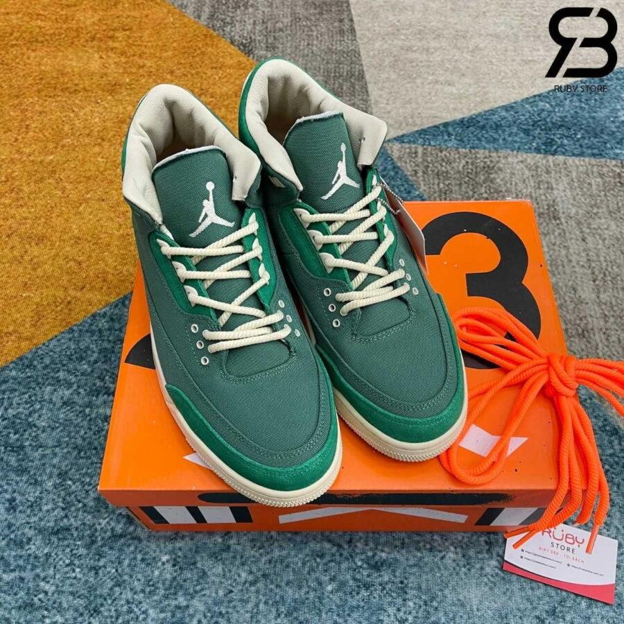 Giày Jordan 3 Retro SP Nina Chanel Abney Bicoastal Xanh Lá