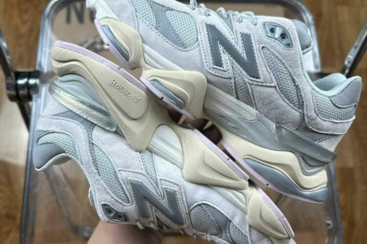 Giày New Balance 9060 Grey Lilac Xám Kem Rep 1 1