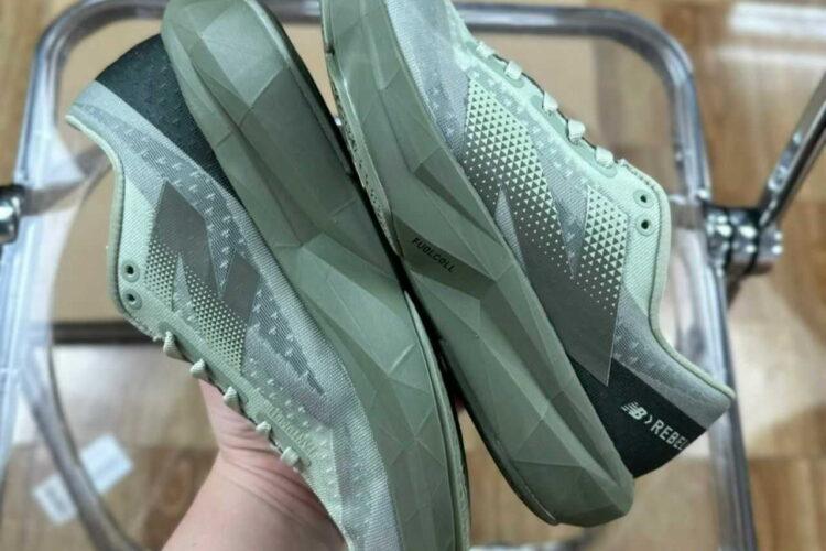 Giày New Balance Fuelcell Rebel V4 Dark Olivine Xanh Rêu