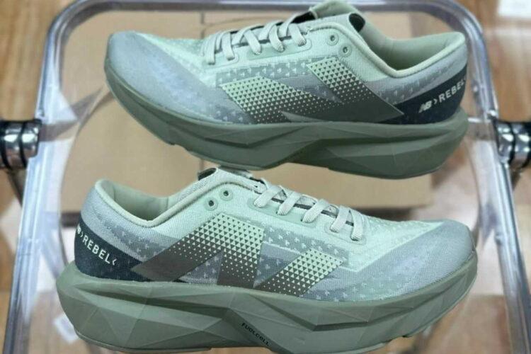 Giày New Balance Fuelcell Rebel V4 Dark Olivine Xanh Rêu