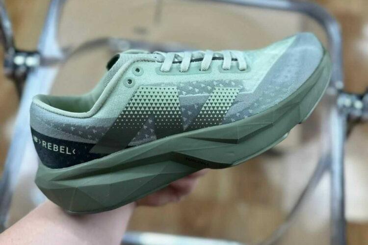 Giày New Balance Fuelcell Rebel V4 Dark Olivine Xanh Rêu