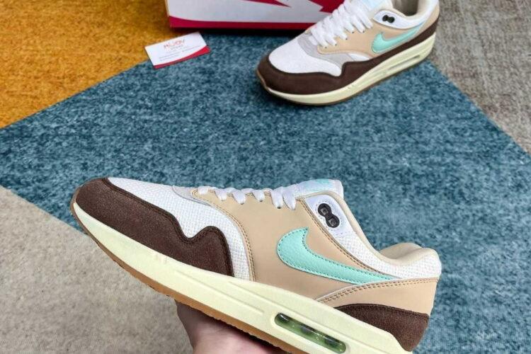 Giày Nike Air Max 1 Crepe Brown Nâu Kem Rep 11