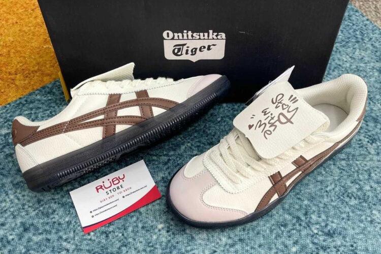 Giày Onitsuka Tiger Tokuten Brown Stoy With Me Kem Nâu