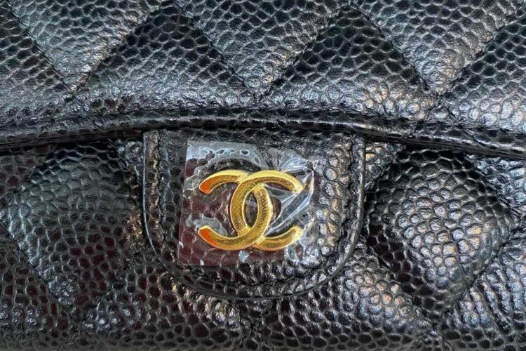 Ví Chanel Classic Flap Card Holder Black Caviar GHW