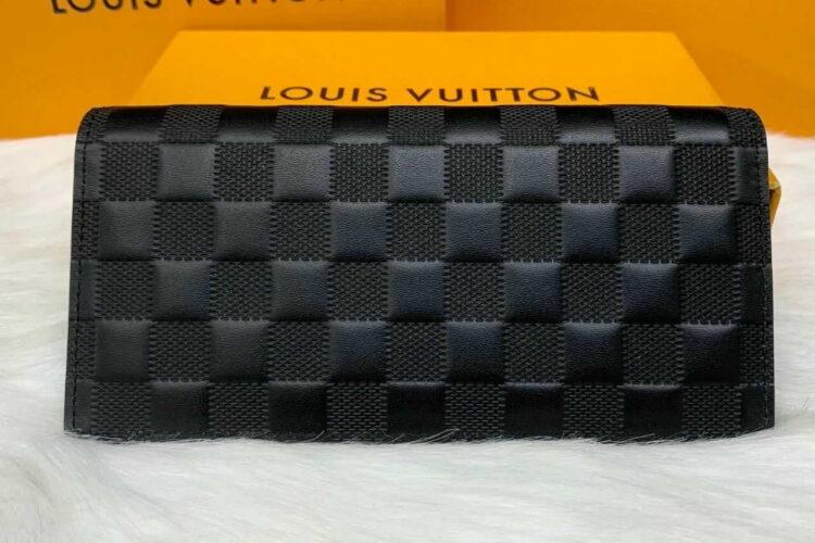 Ví LV Brazza Wallet N63010 Black Demier Infini Đen Siêu Cấp