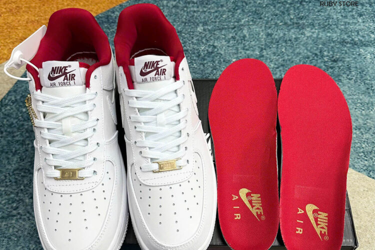 Giày Air Force 1 Low '07 SE Just Do It Summit White Team Red Trắng Đỏ Best Quality Deal