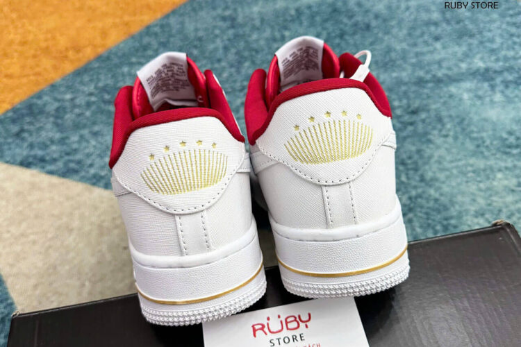 Giày Air Force 1 Low '07 SE Just Do It Summit White Team Red Trắng Đỏ Best Quality Deal