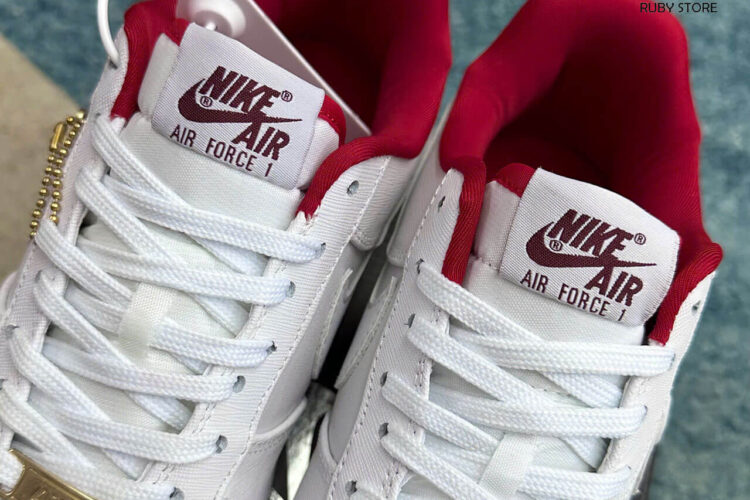 Giày Air Force 1 Low '07 SE Just Do It Summit White Team Red Trắng Đỏ Best Quality Deal