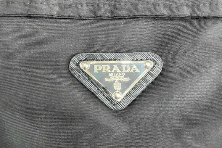 Áo Prada Nylon Gabardine Multipocket Shirt Black Màu đen