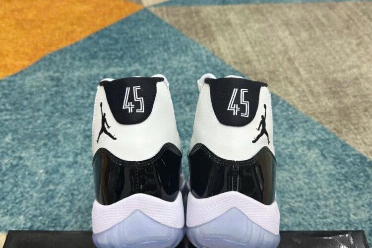 Giày Air Jordan 11 Retro Concord Trắng Đen