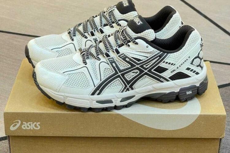 Giày Asics Gel Kahana 8 White Black Trắng đen
