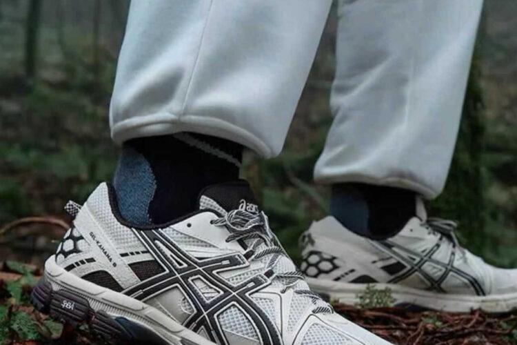 Giày Asics Gel Kahana 8 White Black Trắng đen