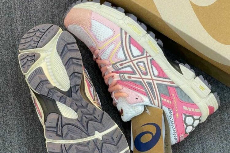 Giày Asics Gel Kahana 8 White Pink Trắng Hồng