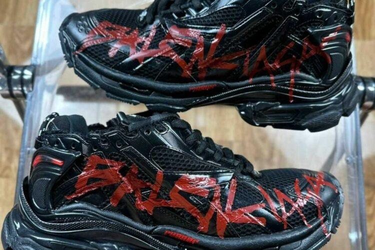 Giày Balenciaga Runner Graffiti Black Red đen đỏ Best Deal