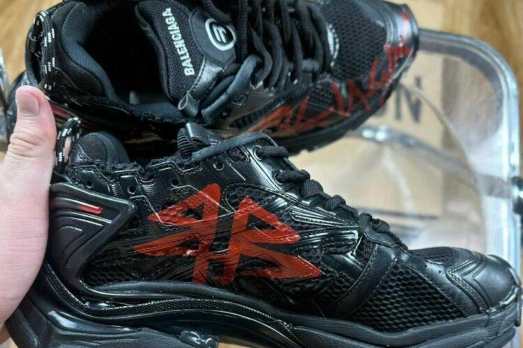 Giày Balenciaga Runner Graffiti Black Red đen đỏ Best Deal