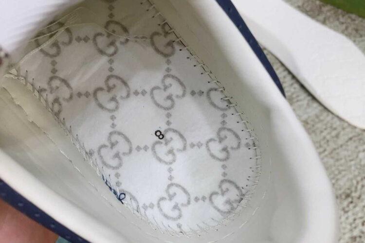 Giày Gucci GG Sneaker Navy Beige GC Xanh Navy