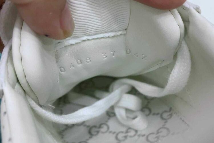 Giày Gucci GG Sneaker White Leather Trắng Kem
