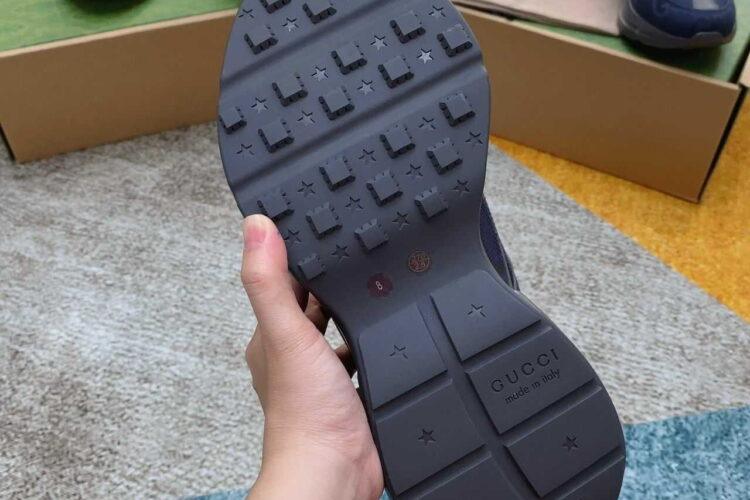 Giày Gucci Rhyton Blue Maxi GG Supreme Xanh Navy