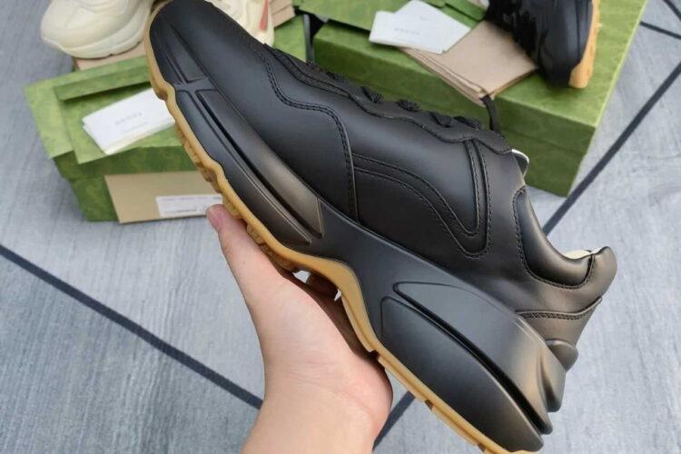 Giày Gucci Rhyton Gucci Band Đen Nâu