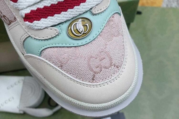 Giày Gucci Screener Pink GG Canvas Màu Hồng Be