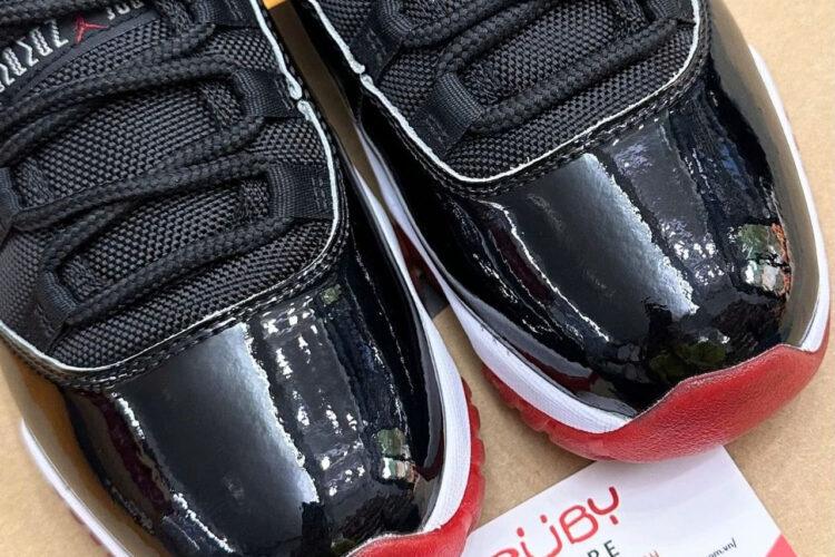 Giày Jordan 11 Retro Playoffs Bred đen đỏ