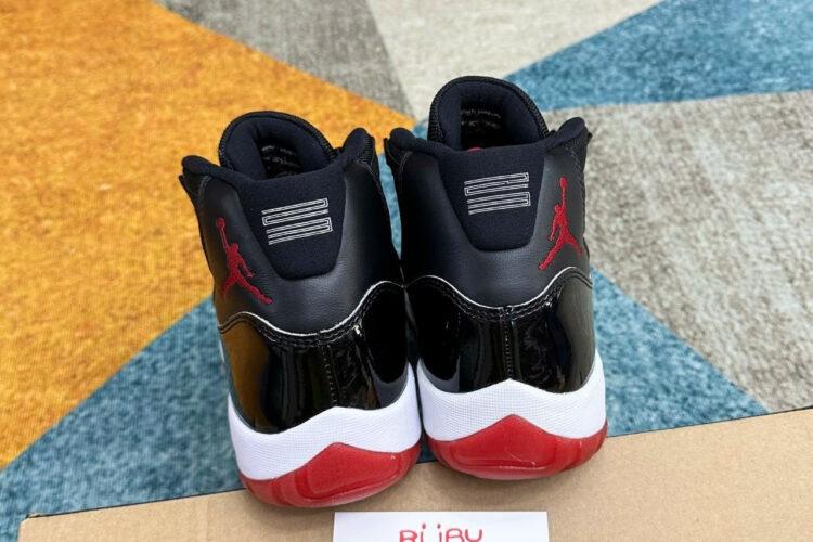 Giày Jordan 11 Retro Playoffs Bred đen đỏ