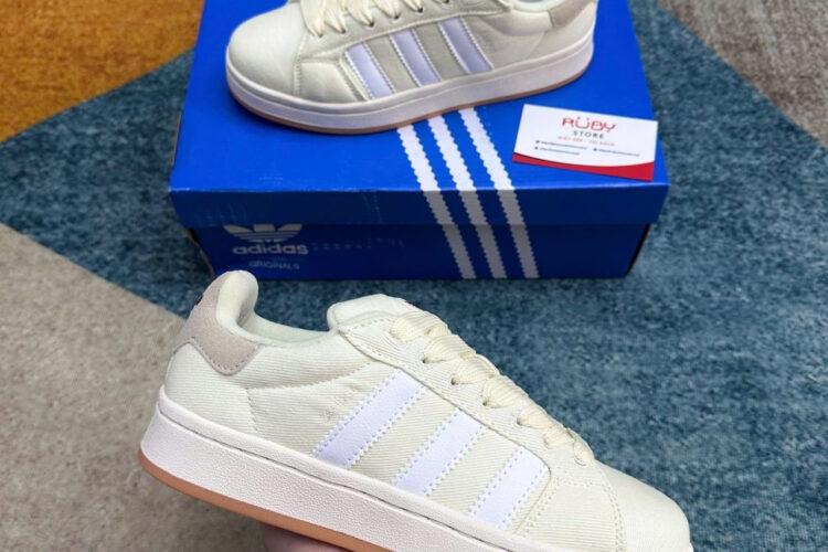 Giày adidas Campus 00S Off White Canvas Màu Be
