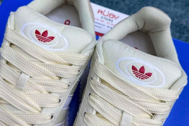 Giày adidas Campus 00S Off White Canvas Màu Be