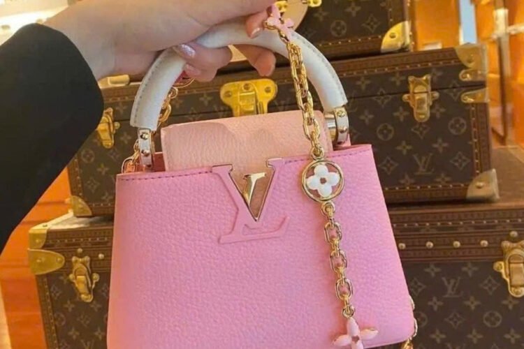 Túi LV Capucines Mini Candy Pink Monogram Chain Taurillon 21CM