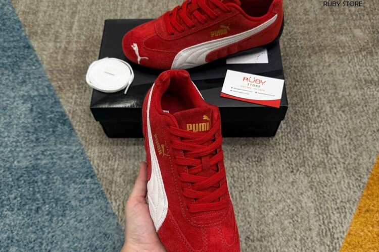 Giày Puma Speedcat OG Red White Màu Đỏ Trắng